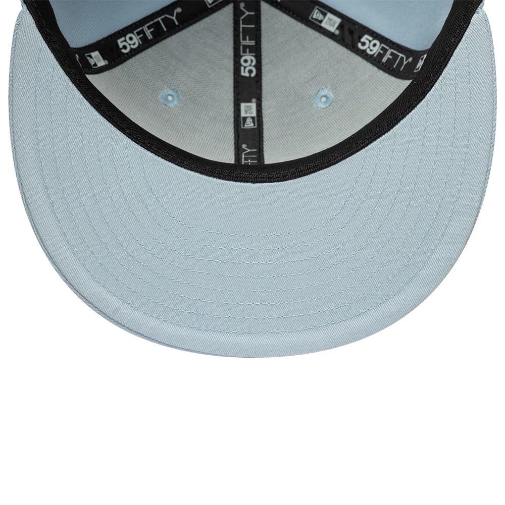 New York Yankees MLB League Essential Pastel Blue 59FIFTY Fitted Cap-klyvox