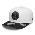 Paris Saint Germain Metallic White 9SEVENTY Stretch Snap Adjustable Cap-klyvox