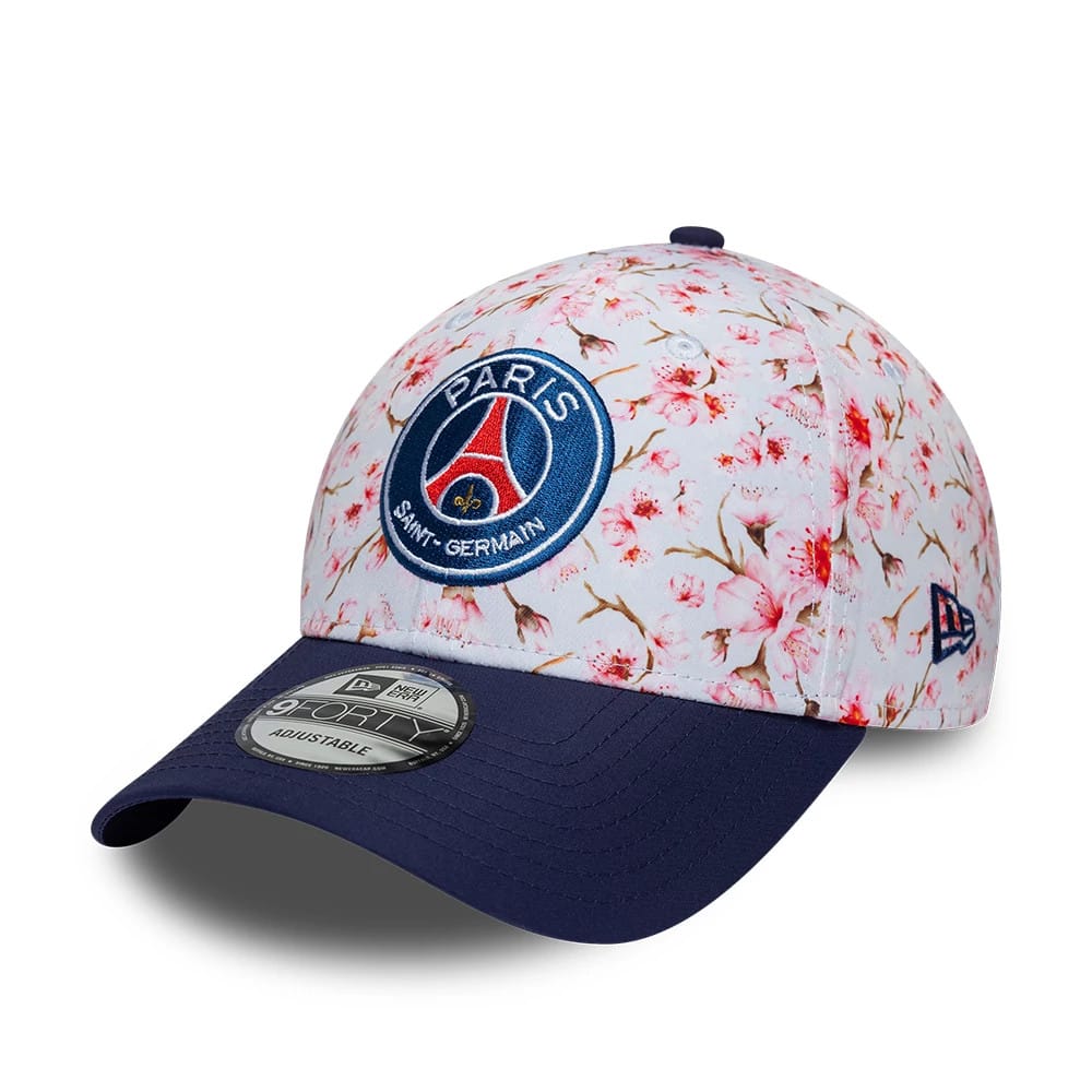 Paris Saint Germain Cherry Blossom Navy 9FORTY Adjustable Cap-klyvox