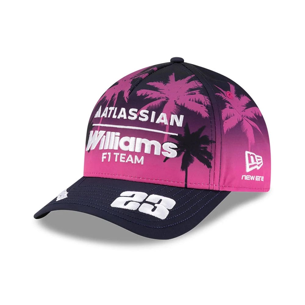 Williams Alex Albon Miami Navy 9FORTY M-Crown A-Frame Adjustable Cap-klyvox