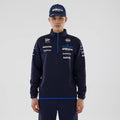 Williams Navy Mid Layer 1/4 Zip Sweater-klyvox