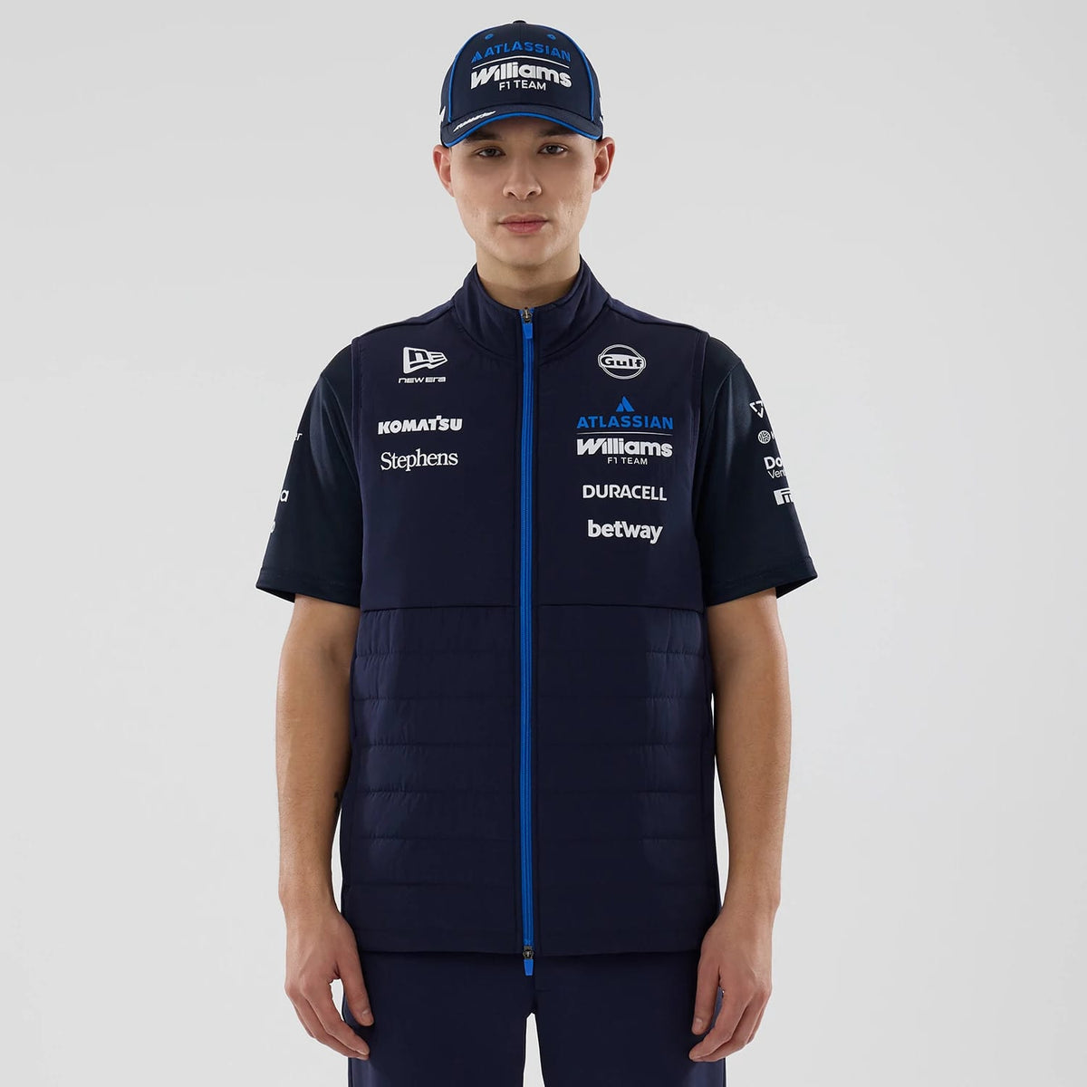 Williams Navy Gilet-klyvox