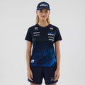 Williams Womens Alex Albon Navy Tech T-shirt-klyvox