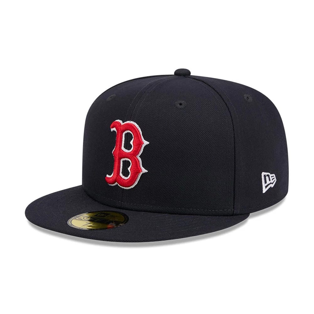 Boston Red Sox Vanson X MLB Navy 59FIFTY Fitted Cap-klyvox