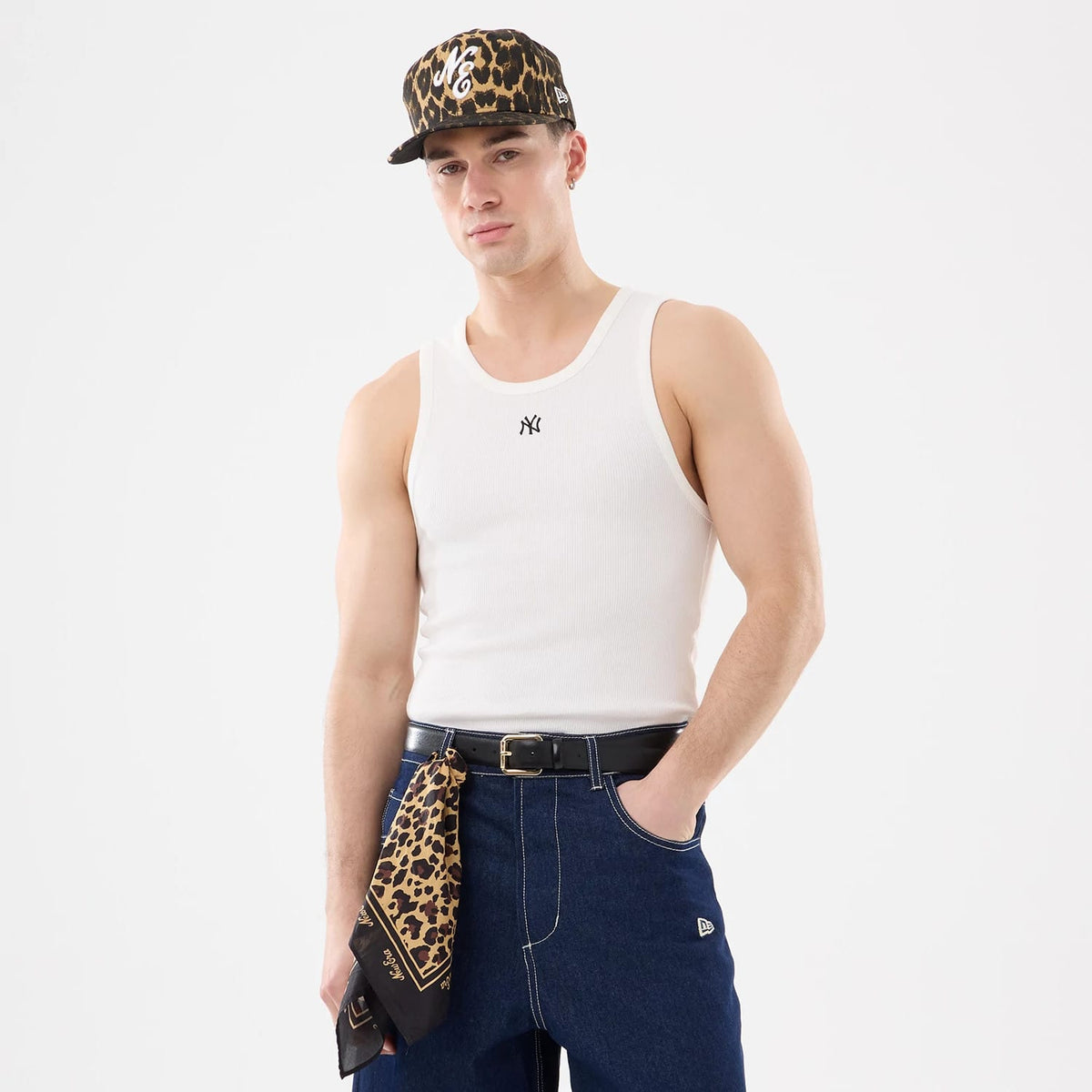 New York Yankees MLB Rib White Vest-klyvox