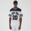 New Era Mesh White Oversized T-Shirt-klyvox