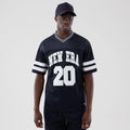 New Era Mesh Navy Oversized T-Shirt-klyvox