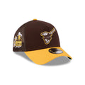 Padres MLB X Anchorman Whammy Dark Brown 9FORTY A-Frame Trucker Adjustable Cap-klyvox