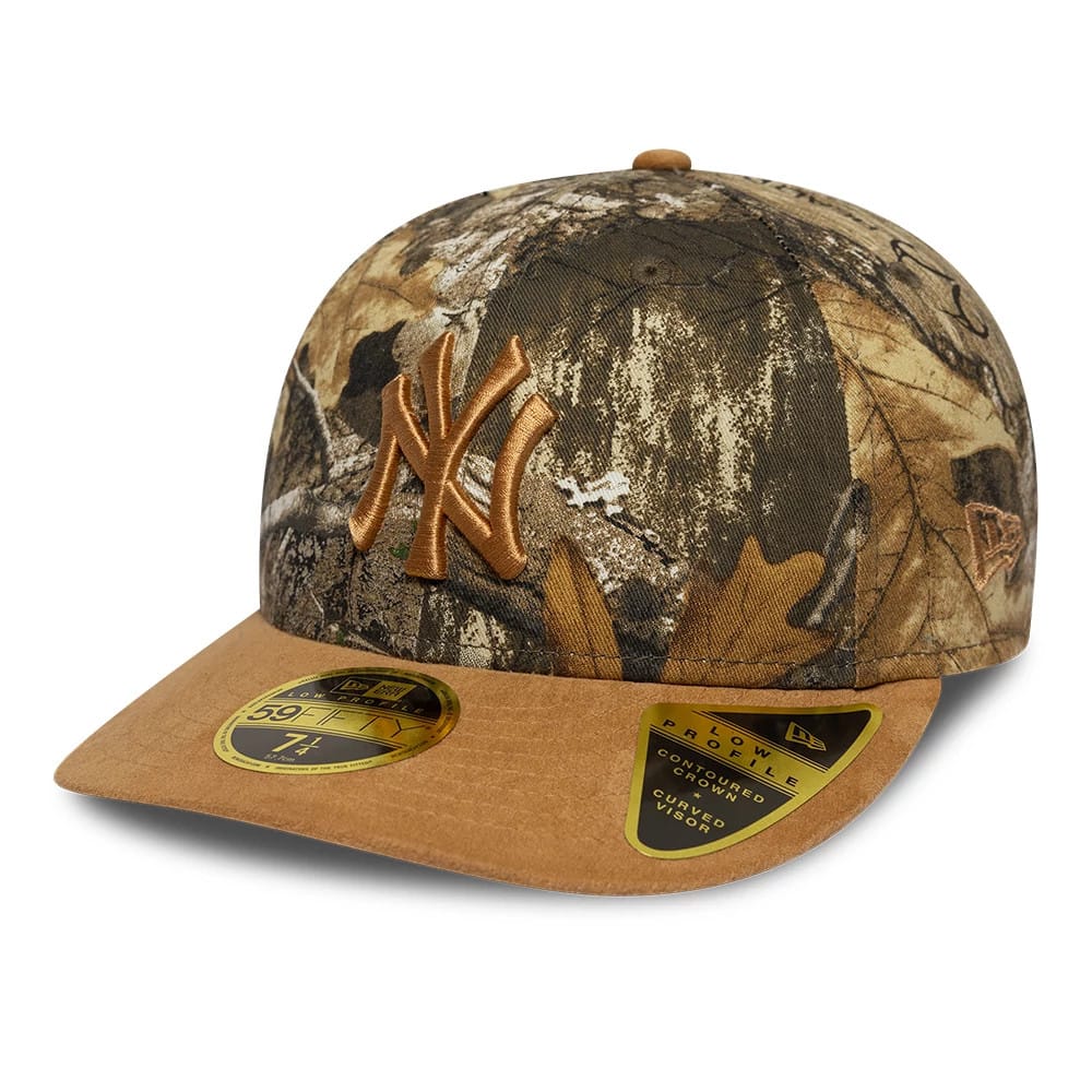 New York Yankees MLB Realtree Assorted Print Low Profile 59FIFTY Fitted Cap-klyvox