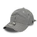 New Era Gingham Bowback Black 9TWENTY Adjustable Cap-klyvox