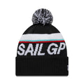 Sail GP Sport Black Cuff Knit Beanie-klyvox