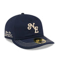 New Era 59FIFTY Day Seersucker Navy Retro Crown 59FIFTY Fitted Cap-klyvox