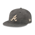 Atlanta Braves MLB 59FIFTY Day Black Retro Crown 59FIFTY Fitted Cap-klyvox