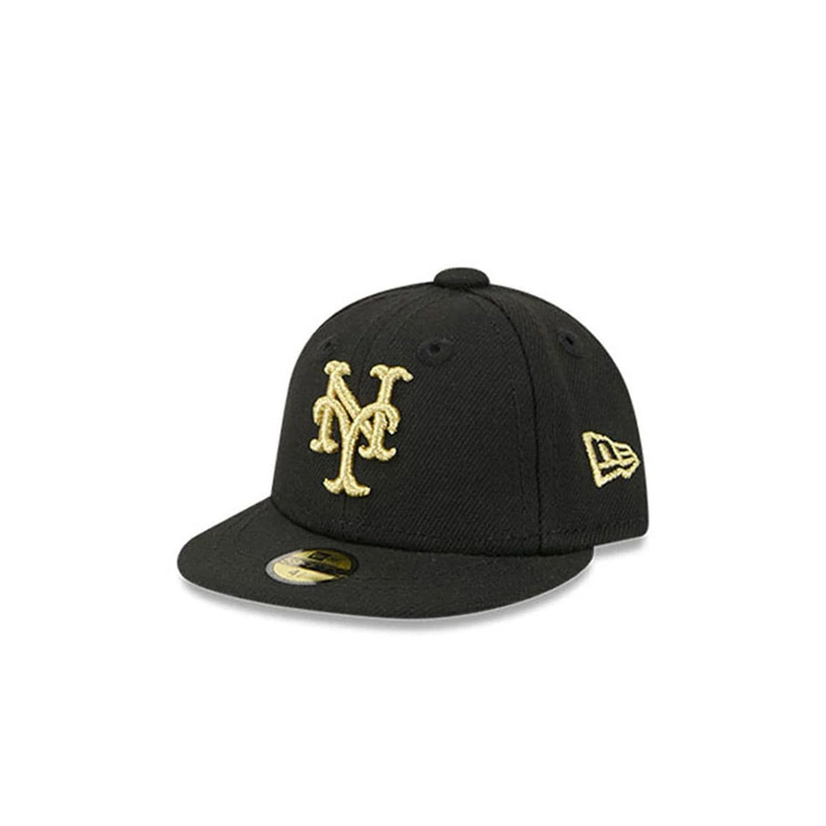 New York Mets MLB 59FIFTY Day Black Mini 59FIFTY Fitted Cap-klyvox