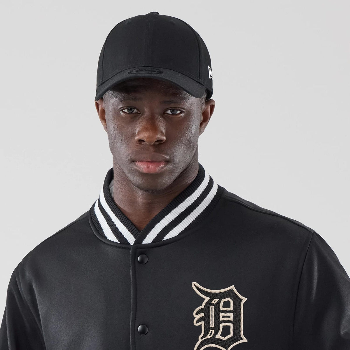 Detroit Tigers MLB Jersey Bomber Black Jacket-klyvox