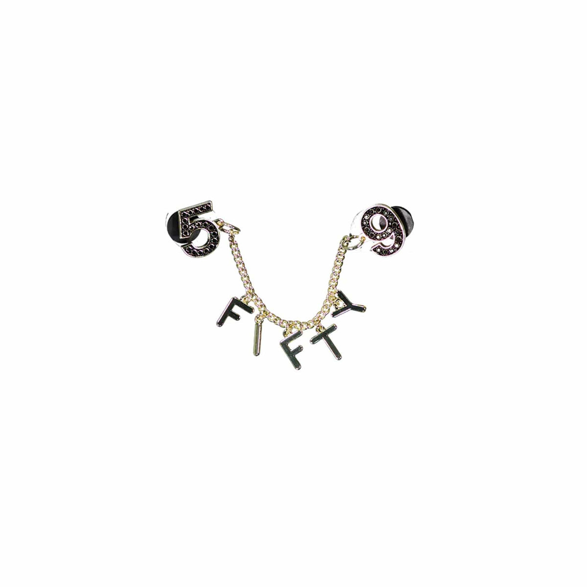 New Era 59FIFTY Day Chain Black Pin Badge-klyvox