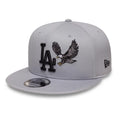 LA Dodgers MLB Outdoor Icon Grey 9FIFTY Snapback Adjustable Cap-klyvox
