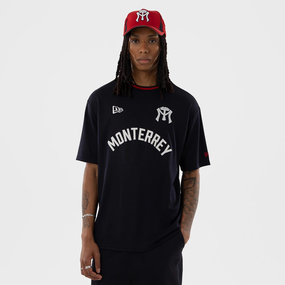 Sultanes De Monterrey LMB Navy Oversized T-Shirt-klyvox