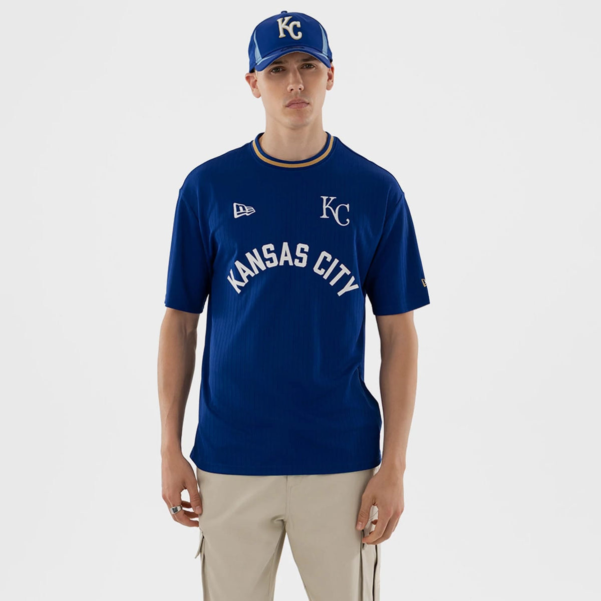 Kansas City Royals MLB Blue Oversized T-Shirt-klyvox