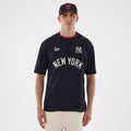 New York Yankees MLB Navy Oversized T-Shirt-klyvox