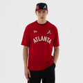 Atlanta Braves MLB Red Oversized T-Shirt-klyvox