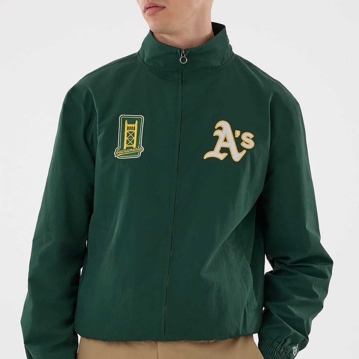 Athletics MLB Dark Green Sports Jacket-klyvox