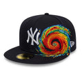 New York Yankees MLB Storm Pattern Navy 59FIFTY Fitted Cap-klyvox