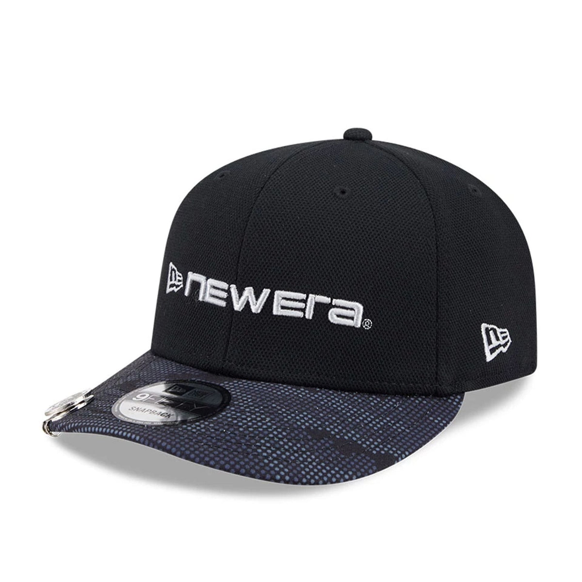 New Era Golf Black 9FIFTY Snapback Adjustable Cap-klyvox