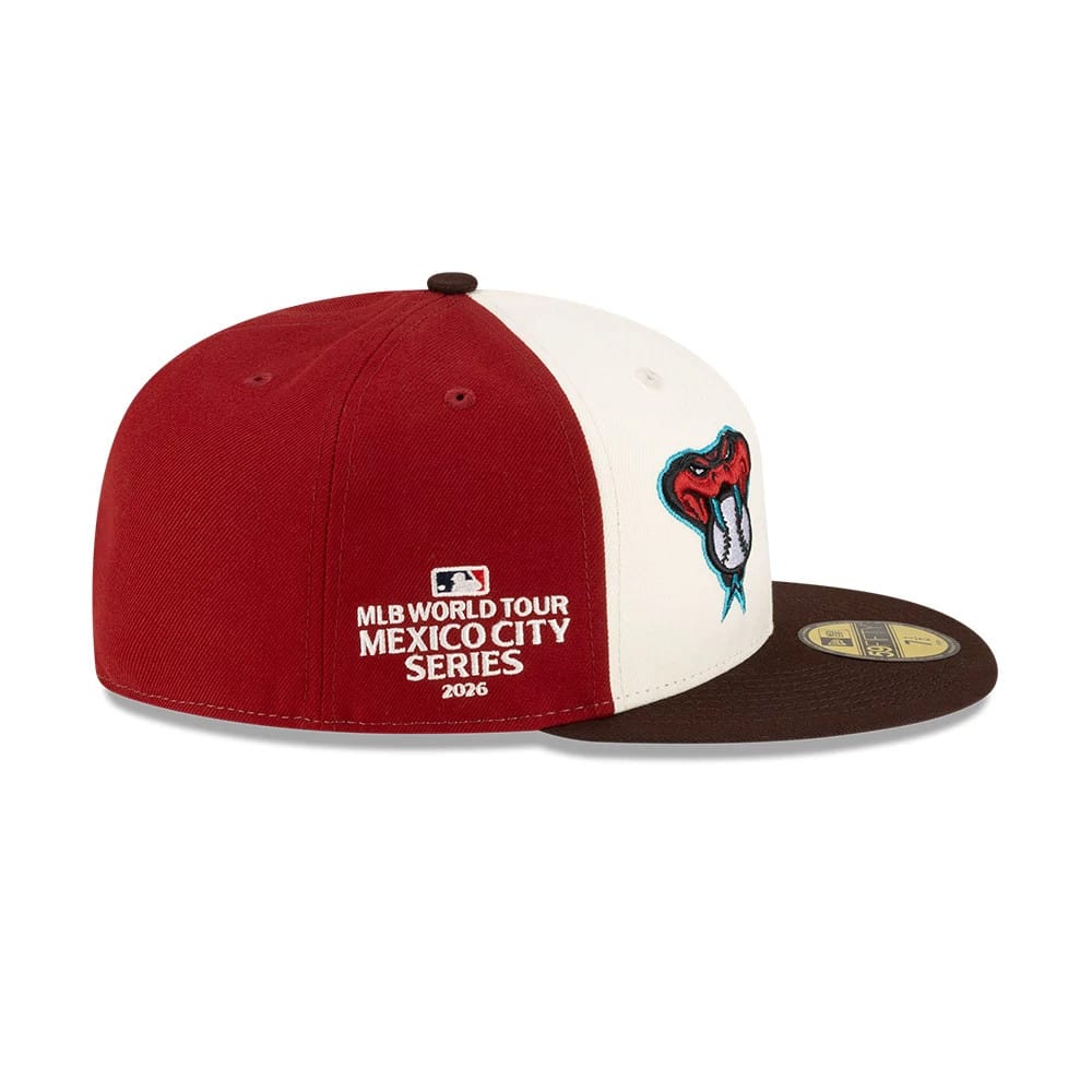 Dueling League MLB Mexico City Series 2026 White 59FIFTY Fitted Cap-klyvox