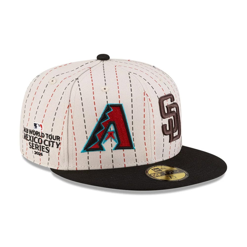 Dueling League MLB Mexico City Series 2026 Light Beige 59FIFTY Fitted Cap-klyvox