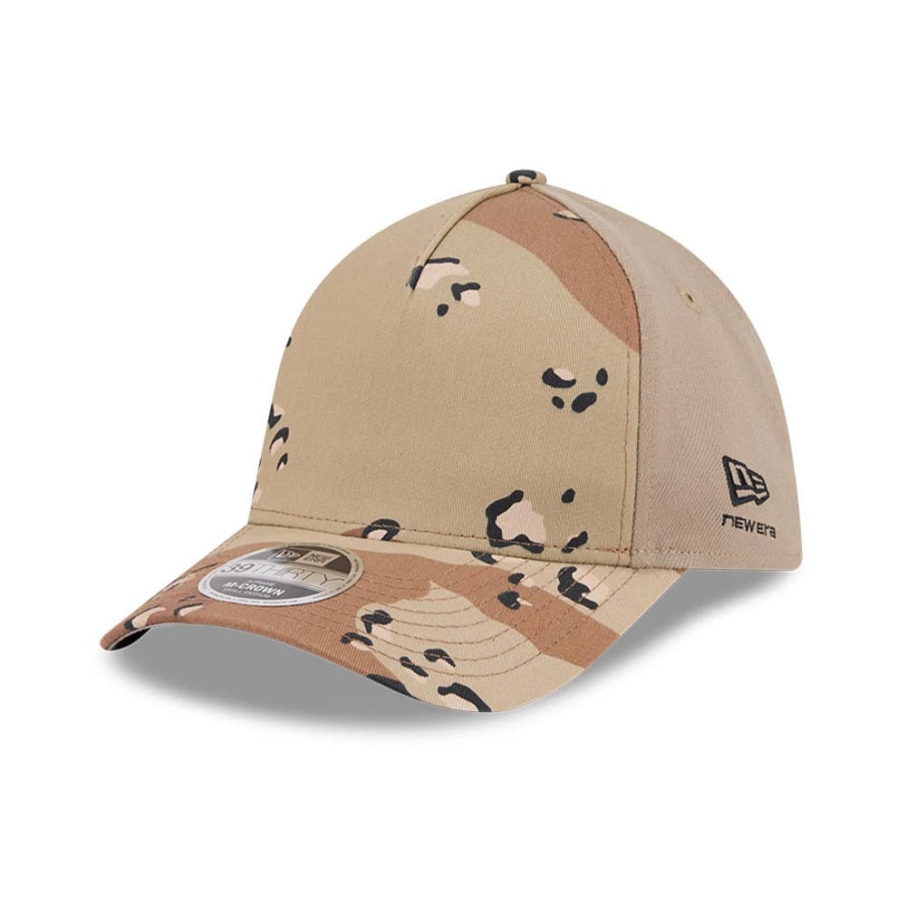 New Era 6 Day Camo 39THIRTY M-Crown A-Frame Stretch Fit Cap-klyvox