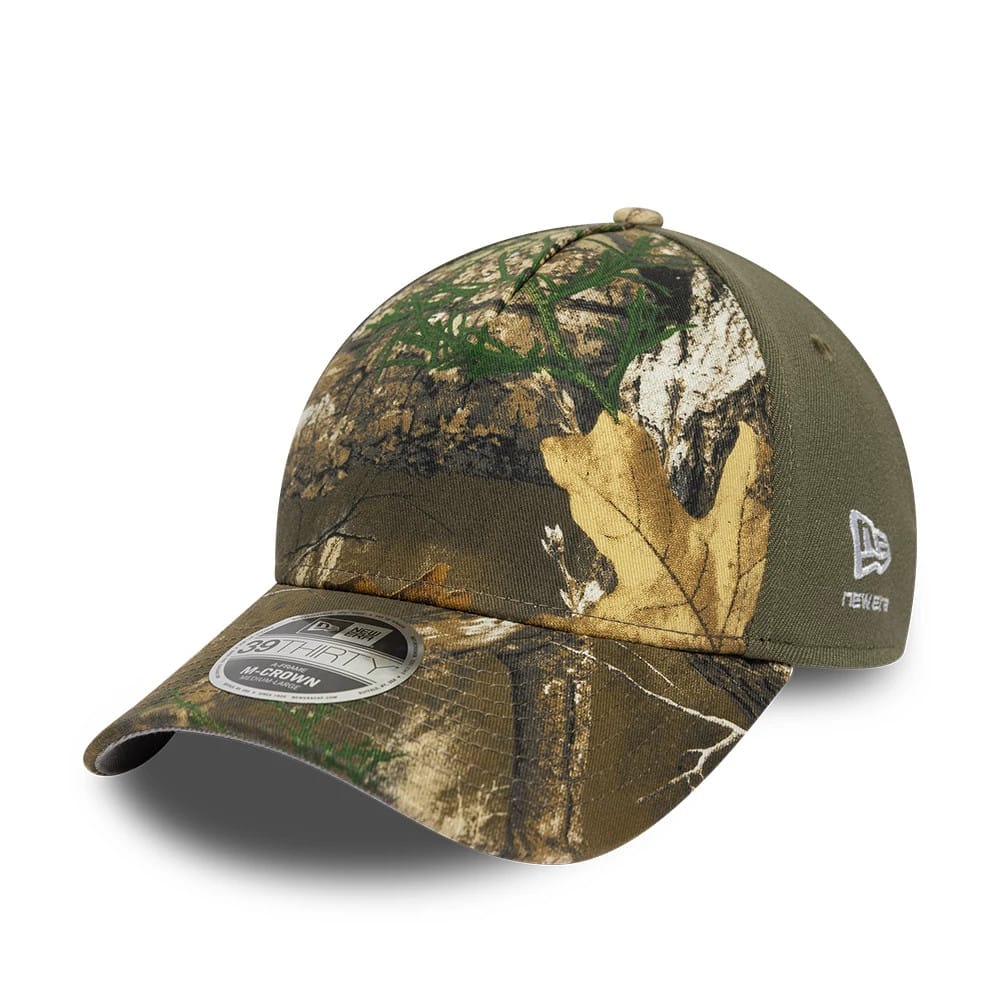 New Era Realtree Edge Camo 39THIRTY M-Crown A-Frame Stretch Fit Cap-klyvox