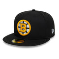 Boston Bruins NHL Basic Black 59FIFTY Fitted Cap-klyvox