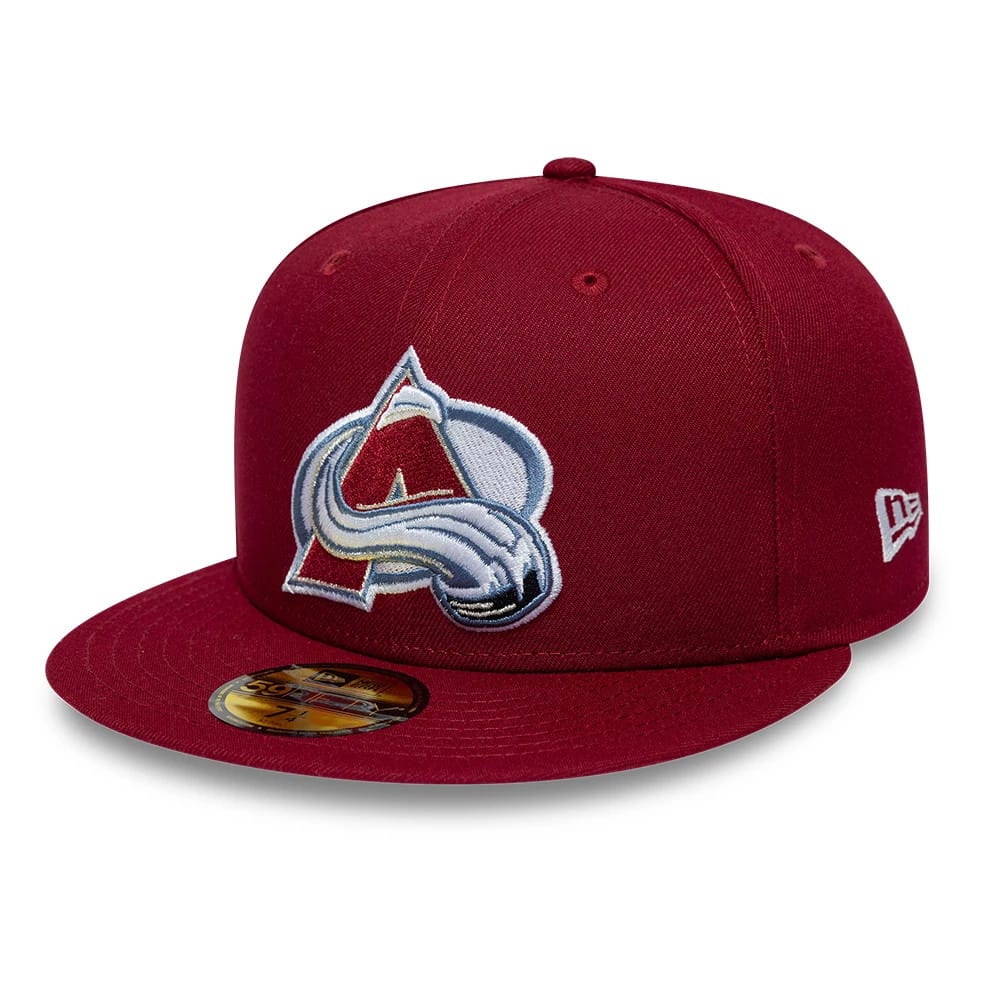 Colorado Avalanche NHL Basic Dark Red 59FIFTY Fitted Cap-klyvox