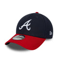 Atlanta Braves MLB Classic Navy 39THIRTY Stretch Fit Cap-klyvox