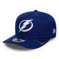 Tampa Bay Lightning NHL Team Blue 9SEVENTY Stretch Snap Adjustable Cap-klyvox