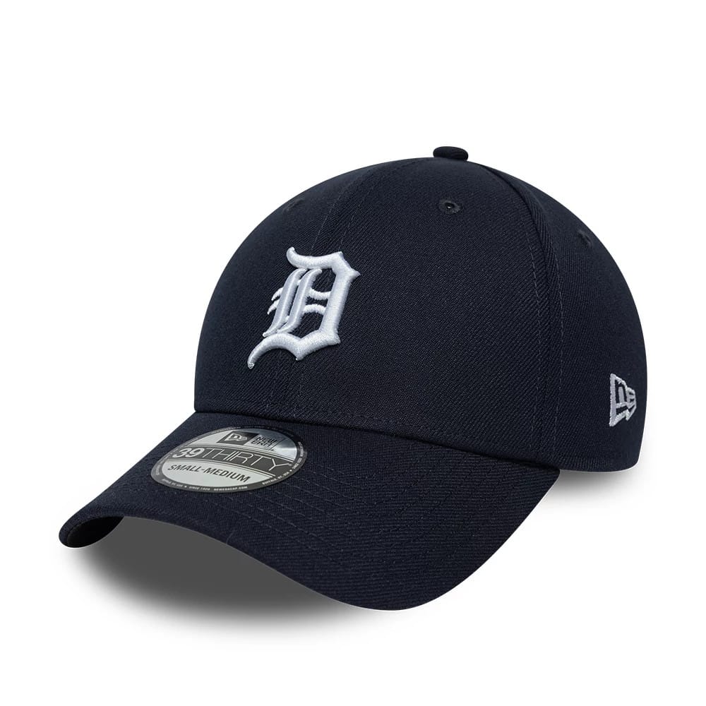 Detroit Tigers MLB Classic Navy 39THIRTY Stretch Fit Cap-klyvox