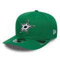 Dallas Stars NHL Team Green 9SEVENTY Stretch Snap Adjustable Cap-klyvox