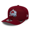 Colorado Avalanche NHL Team Dark Red 9SEVENTY Stretch Snap Adjustable Cap-klyvox