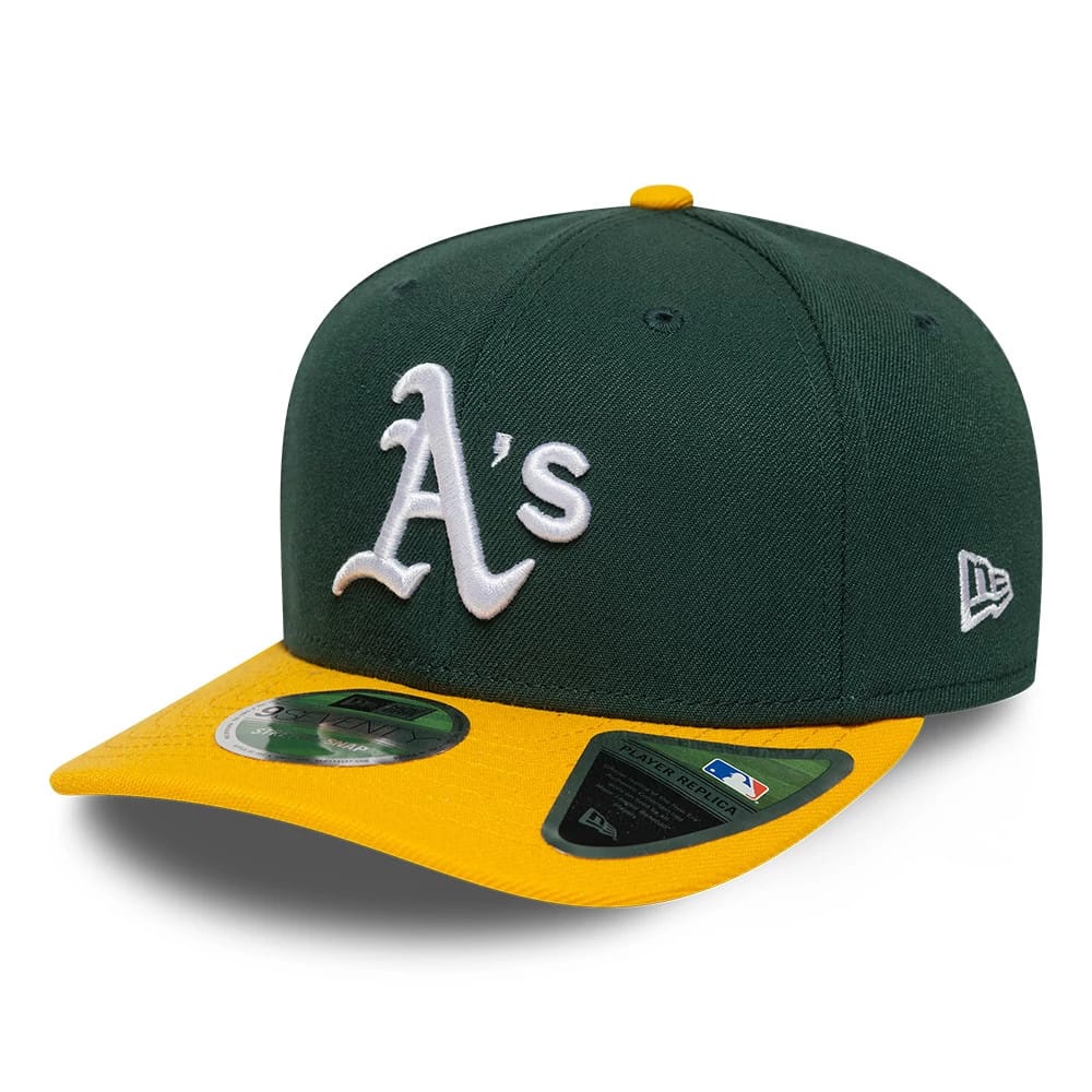 Athletics MLB Player Replica Dark Green 9SEVENTY Stretch Snap Adjustable Cap-klyvox