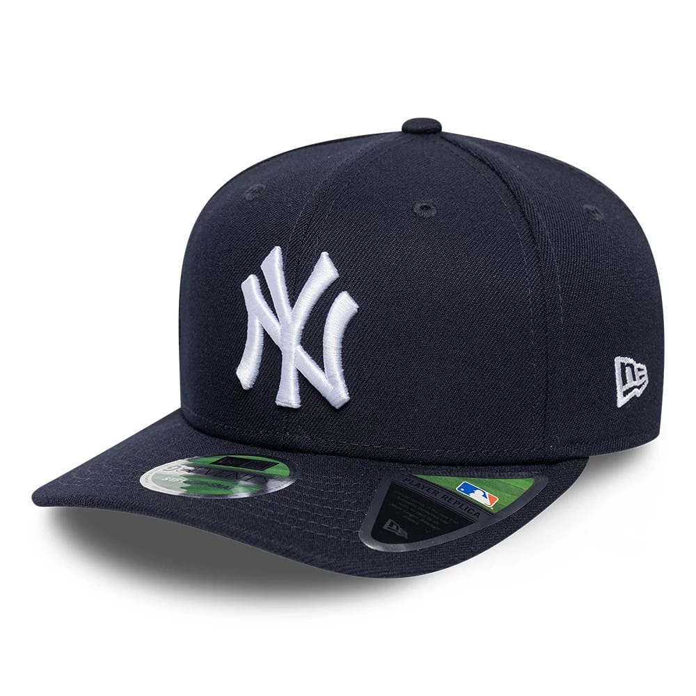 New York Yankees MLB Player Replica Navy 9SEVENTY Stretch Snap Adjustable Cap-klyvox