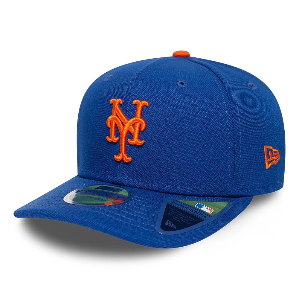 New York Mets MLB Player Replica Blue 9SEVENTY Stretch Snap Adjustable Cap-klyvox