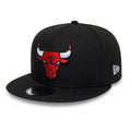 Chicago Bulls NBA Black 9FIFTY Snapback Adjustable Cap-klyvox