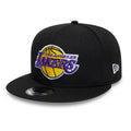 LA Lakers NBA Black 9FIFTY Snapback Adjustable Cap-klyvox