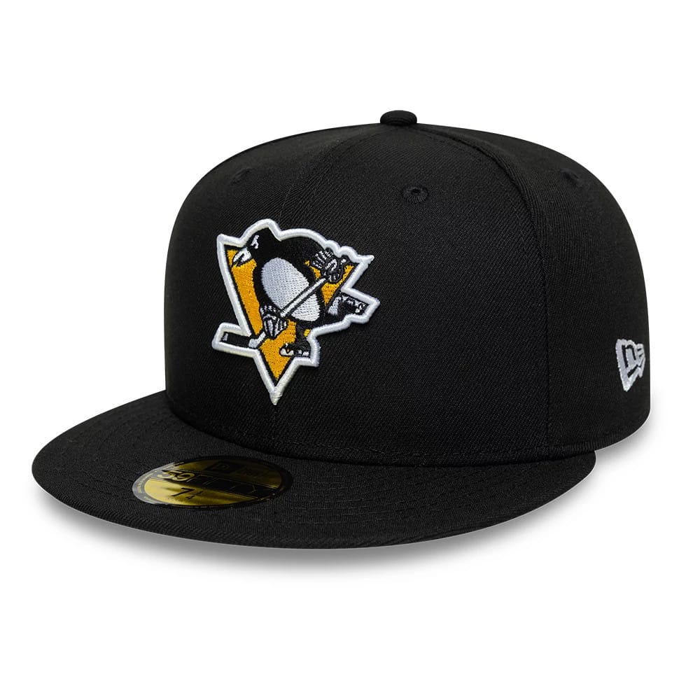 Pittsburgh Penguins NHL Basic Black 59FIFTY Fitted Cap-klyvox