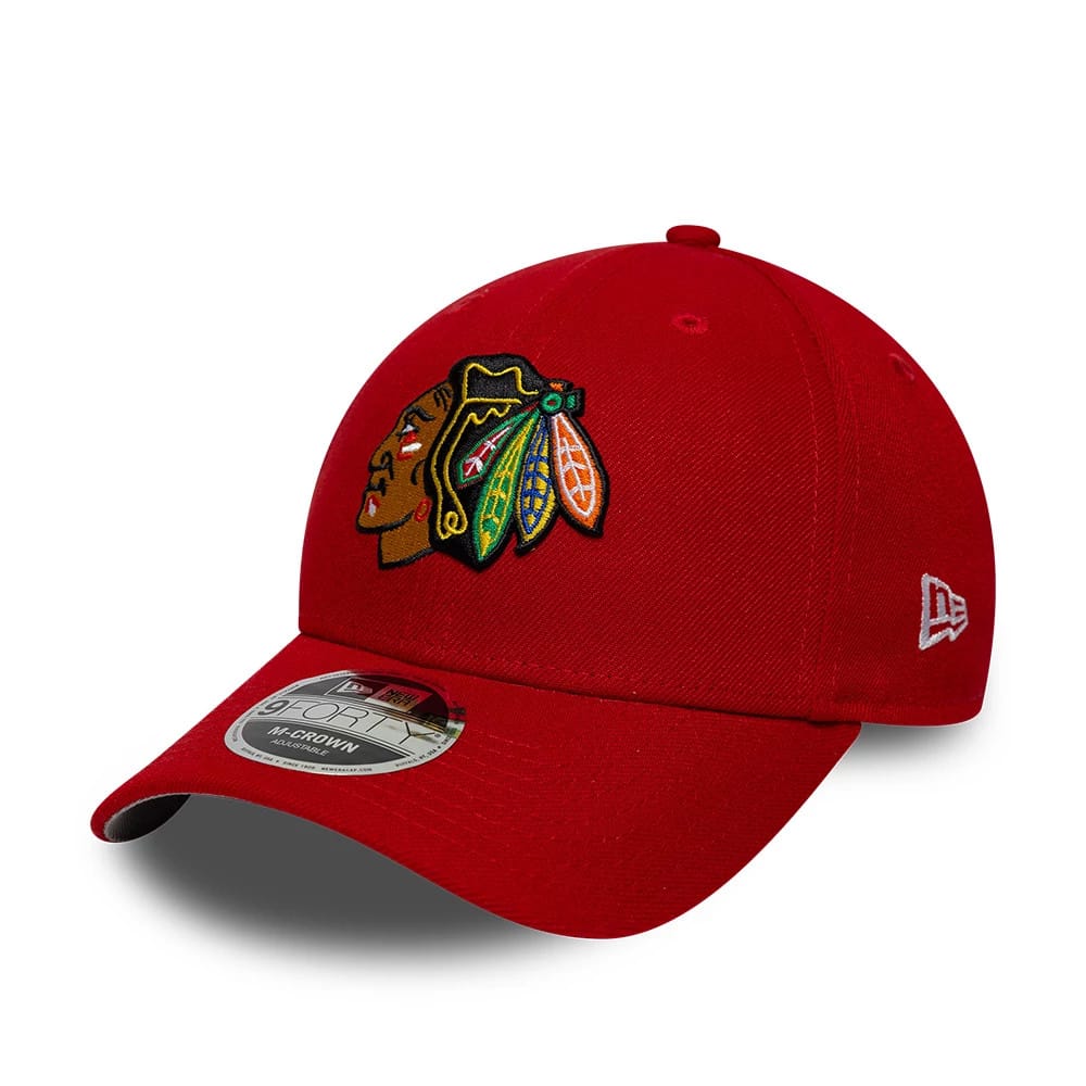 Chicago Blackhawks NHL Team Red 9FORTY M-Crown Adjustable Cap-klyvox
