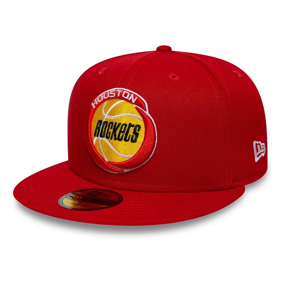 Houston Rockets NBA Hardwood Classic Red 59FIFTY Fitted Cap-klyvox