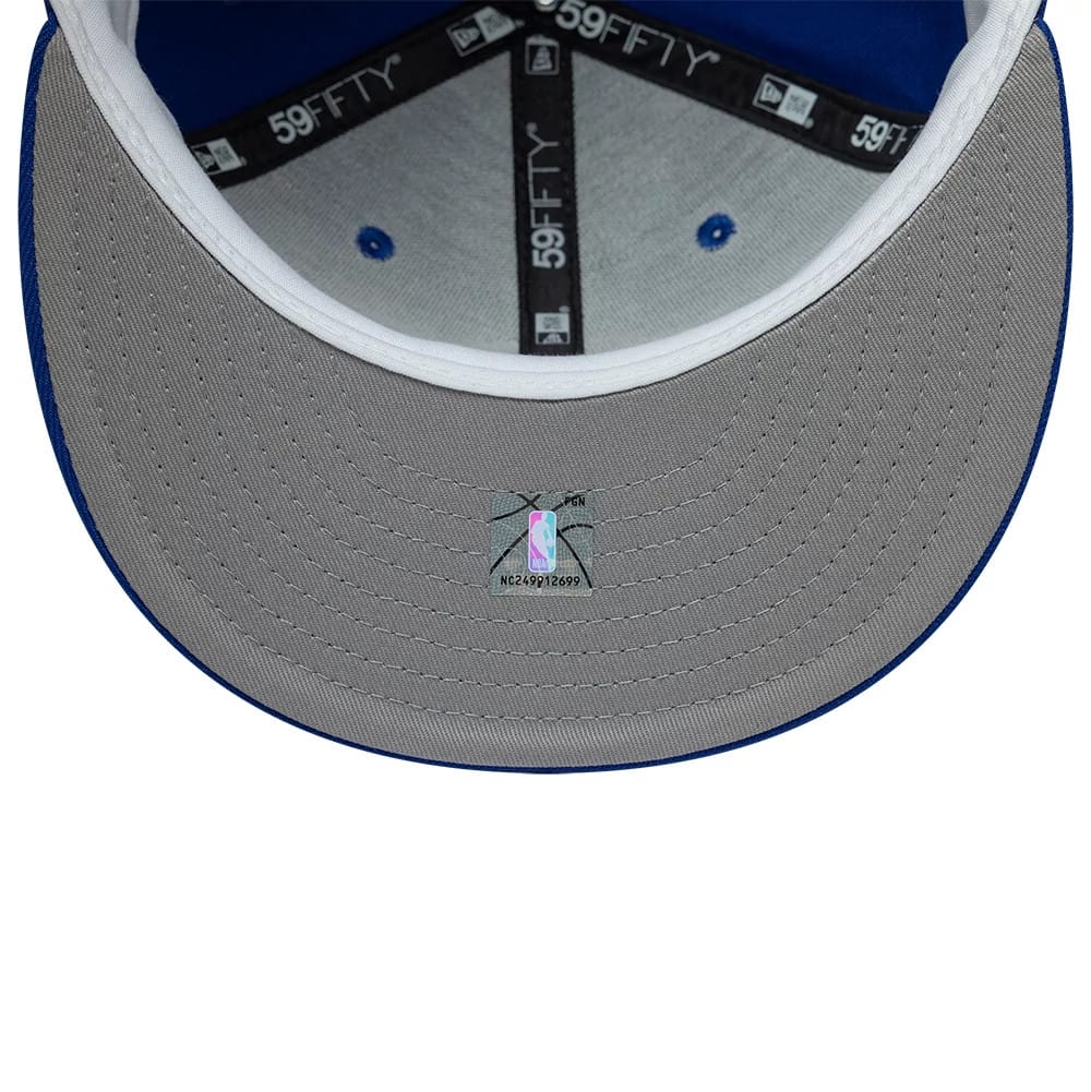 Golden State Warriors NBA Hardwood Classic Blue 59FIFTY Fitted Cap-klyvox