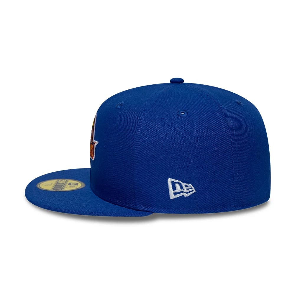 Golden State Warriors NBA Hardwood Classic Blue 59FIFTY Fitted Cap-klyvox