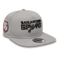 San Antonio Spurs NBA Hardwood Classic Grey 9FIFTY A-Frame Snapback Adjustable Cap-klyvox